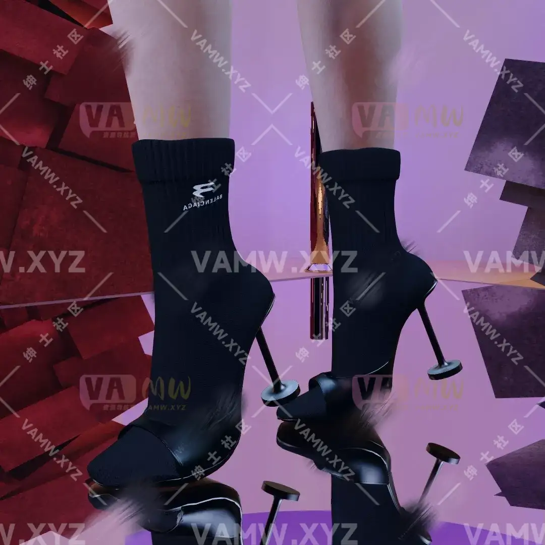 鞋 AWG.Balen_cloth_heels.1-VAM资源站